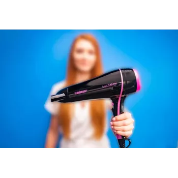 Zelmer ZHD8360 Secador de pelo iónico 2200W negro/plata con difusor