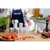 Zelmer ZMM4050B Picadora de carne 1900W con 3 discos, embutidora, juego de kubbe y cortador de verduras