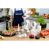 Zelmer ZMM4050B Picadora de carne 1900W con 3 discos, embutidora, juego de kubbe y cortador de verduras