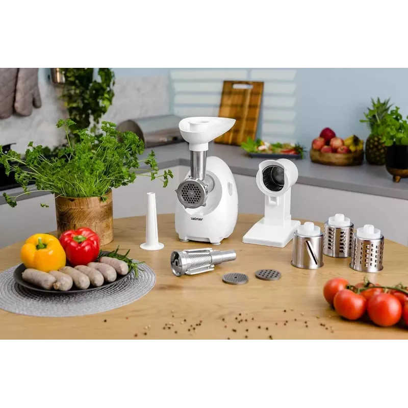 Zelmer ZMM4055B picadora de carne eléctrica 1900 W blanca