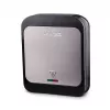 Zelmer ZSM7410 1200W sandwichera para 4 sándwiches, placas antiadherentes, acero inoxidable/negro