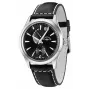 ZENO MAN 6662-7004Q-G1 Reloj de cuarzo suizo de hombre 42mm esfera negra correa de piel