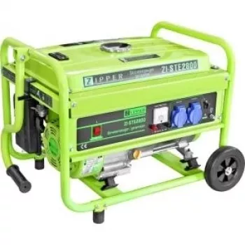 Zipper ZI-STE2800 generador de gasolina 2,8 kW, 4 tiempos OHV, depósito de 15L, 2x Schuko