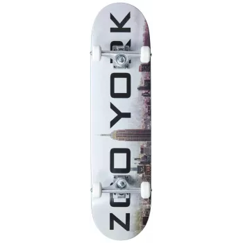 Tabla de monopatín Zoo York Logo Block negro/blanco 7.75