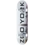 Tabla de monopatín Zoo York Logo Block negro/blanco 7.75