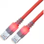 ZVK GmbH EasyLan DualBoot LED cable de parcheo CAT 6 SFTP, conector macho RJ-45 a conector macho RJ-45, 7 m, rojo CS1ORCDCD0070