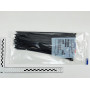 HellermannTyton T50I 111-05256 bridas, 305 × 4,6 mm, negro, 100 uds.