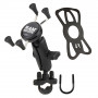 RAM Mounts Soporte para teléfono X-Grip con montaje en manillar con abrazadera en U (RAM-B-149Z-UN7)