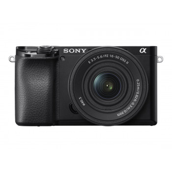 Sony Alpha 6100A ILCE6100AKB.CEC Cámara sin espejo con objetivo E PZ 16–50mm OSS II, Negro