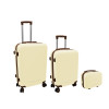 ORDINETT Set de 3 maletas, 60 l + 43 l + 15 l, blanco