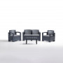BICA Conjunto de muebles de jardín Nevada 2 grafito