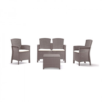 BICA Conjunto de muebles de jardín Lido 2 Storage beige