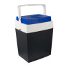 GIOSTYLE Brio 30 nevera eléctrica 12/230V 30L nevera termoeléctrica gris oscuro con detalles rojo/azul