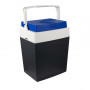 GIOSTYLE Brio 30 nevera eléctrica 12/230V 30L nevera termoeléctrica gris oscuro con detalles rojo/azul