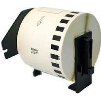 RILLPRINT etiquetas continuas, PP, 62 mm x 30,48 m, blanco, transferencia térmica, 1 rollo (85330)