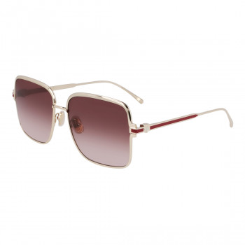 Ferragamo SF317S-745 Gafas de sol para mujer – Montura havana/carey, lentes degradadas marrones, 57/16/140 mm
