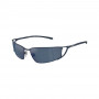 Arnette AN3093-749-55 gafas de sol para hombre, rectangulares, negro mate / gris oscuro, 64-16-120 mm