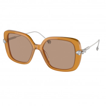 Swarovski mujer gafas de sol cuadradas oversize SK0360 01B 5689794 negro/gris degradado 56mm