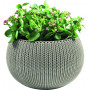 KETER maceta Cozy M con set colgante beige