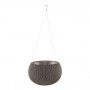 KETER maceta Cozy S con set colgante marrón