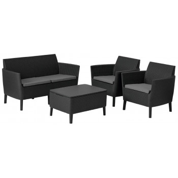 KETER conjunto de muebles de jardín Salemo conjunto gris