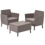 KETER conjunto de muebles de jardín Salemo conjunto de balcón beige