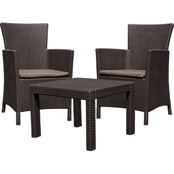 Conjunto de muebles de jardín KETER Rosario conjunto de balcón marrón