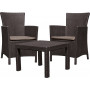 Conjunto de muebles de jardín KETER Rosario conjunto de balcón marrón