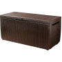 KETER Caja de almacenamiento Springwood Caja de almacenamiento 305L marrón