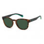 Polaroid Gafas de sol rectangulares unisex PLD2129S2M6 Polarizadas Lentes grises Montura negra 52-20-140
