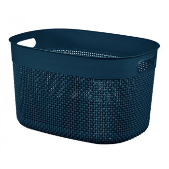 CURVER Filo L 18L cesto de almacenamiento rectangular azul oscuro