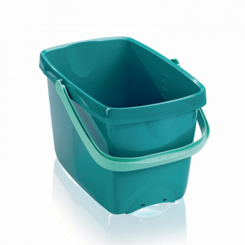 Cubo Picobello 12 L con prensa de palanca integrada, verde/blanco LEIFHEIT