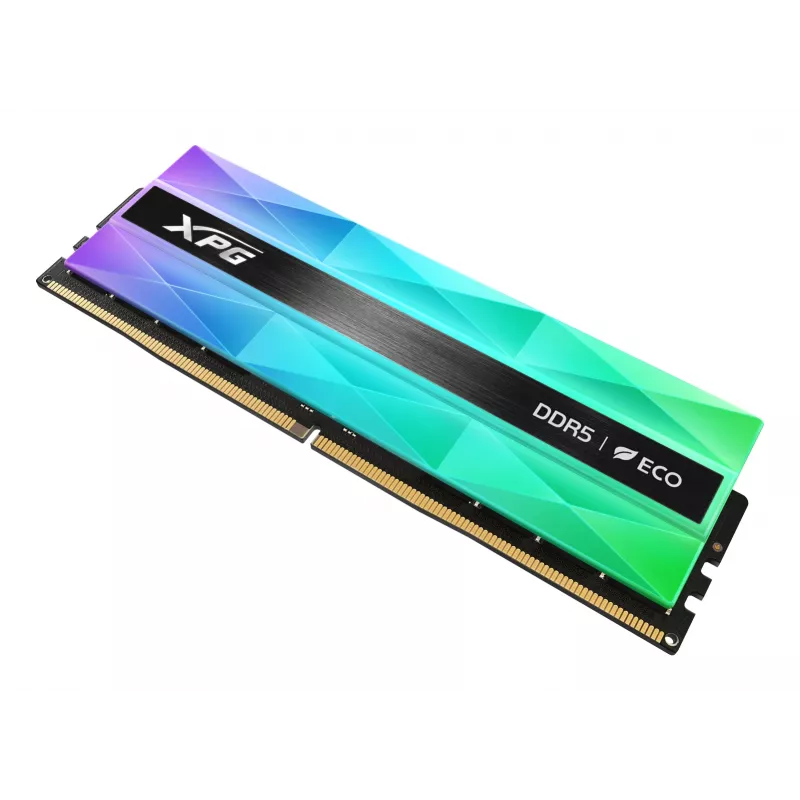 DIMM 32 GB DDR5-6400 (2x 16 GB) Dual-Kit, memoria RAM plateada, AX5U6400C3216G-DCLANRSG, Lancer Neon RGB, INTEL XMP, AMD EXPO