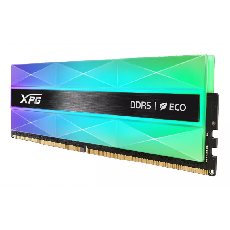 DIMM 32 GB DDR5-6400 (2x 16 GB) Dual-Kit, memoria RAM plateada, AX5U6400C3216G-DCLANRSG, Lancer Neon RGB, INTEL XMP, AMD EXPO