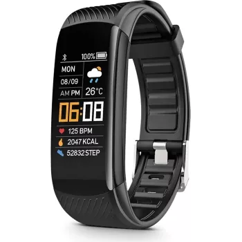 Emporia Fit Basic monitor de actividad negro - Smartwatch (EMP-FIT-BASIC)