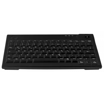 Teclado Contour Design Active Key AK-440 oficina USB QWERTZ alemán negro