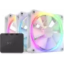NZXT F120 RGB 120mm ARGB Reverse Blade Triple Pack - blanco