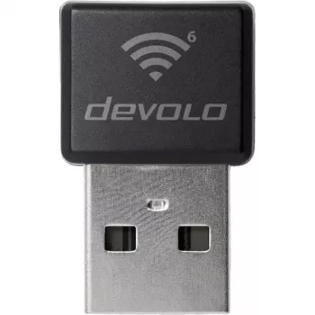 Adaptador USB inalámbrico Devolo WiFi 6 Stick nano 7270 (negro)
