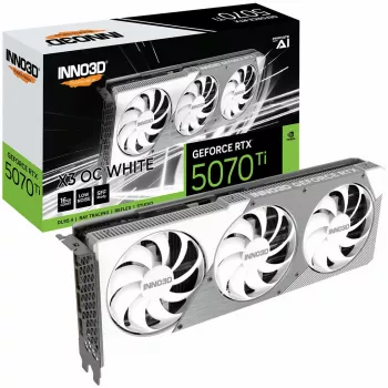 Tarjeta gráfica INNO3D GeForce RTX 5070 Ti X3 OC WHITE 16GB GDDR7