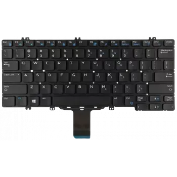 Teclado de repuesto Dell para 7280 7290 5280 5290 7380 7390 negro