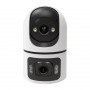 MOES WCM-Q09 cámara interior Wi-Fi de doble objetivo con alimentación USB