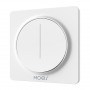 MOES ZS-SY-EUD Regulador de pared Zigbee con control táctil, blanco, requiere neutro