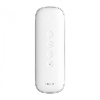 MOES ZR-SR-R01 Mando de escenas Zigbee con 4 botones, blanco