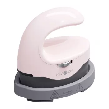 HTVRONT HPM02 Mini4 Prensa térmica mini, rosa