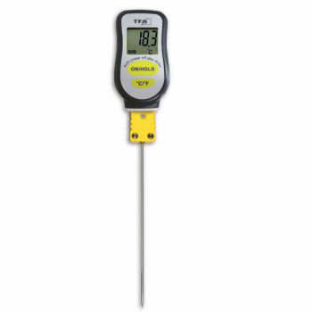 TFA Dostmann 31.1063.01 termómetro digital de inserción, tipo K, -20 a +300 °C, CR2032