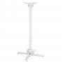Manhattan 462686 soporte de techo para proyector, 35 kg, 745–1145 mm, blanco