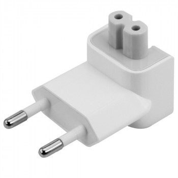Akyga AK-AD-60 conector macho de repuesto EU CEE 7/16 a IEC C7, blanco